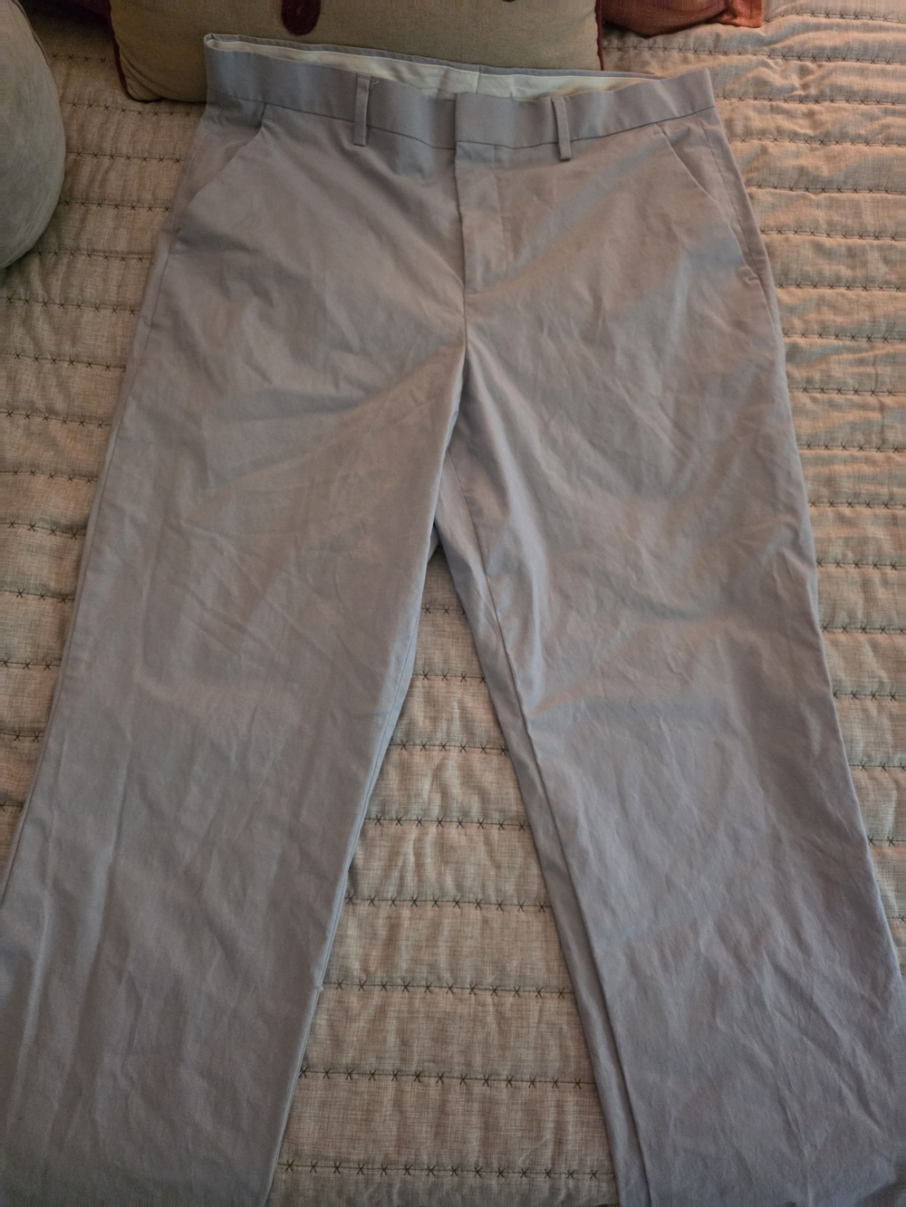 Express Men's Light Gray Chinos